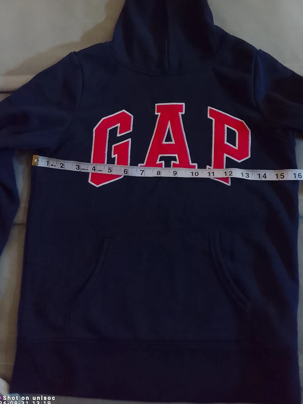 GAP Navy Blue Pullover Hoodie